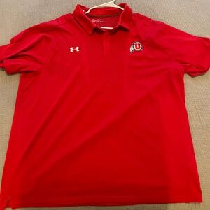 Mens Under Armour Utah Utes Polo Shirt - 3XL